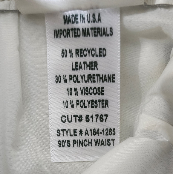 AGOLDE Recycled Leather 90's Pinch Waist in Wisp | 25 - Picture 13 of 13